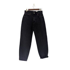 Aritzia Denim Forum The Gia High Rise Carrot Jeans Womens 27 Black Eyeliner $110
